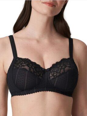 PrimaDonna Couture Black Lace Tulle Wireless Bra